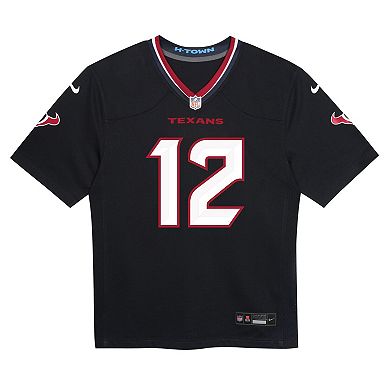 Preschool Nike Nico Collins Navy Houston Texans Team Player Game Jersey