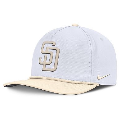 Men's Nike White/Cream San Diego Padres Pro Performance Snapback Hat