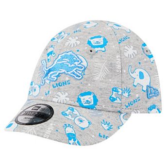 Infant New Era Gray Detroit Lions Animal 9TWENTY Adjustable Hat