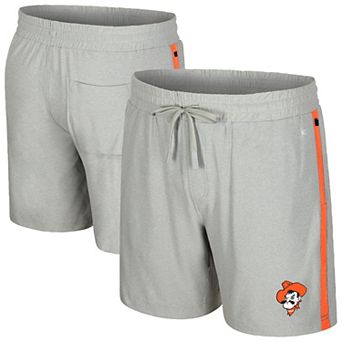 Men's Colosseum Gray Oklahoma State Cowboys Mac Shorts