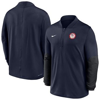 Men's Nike Navy Team USA Dri-FIT Half-Zip Pullover