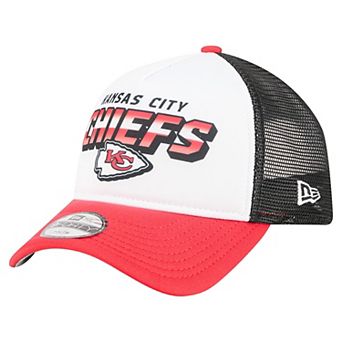 Toddler New Era White/Red Kansas City Chiefs Streak 9FORTY A-Frame Adjustable Hat
