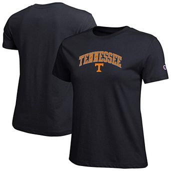 Women's Champion Black Tennessee Volunteers Arched Over Logo T-Shirt