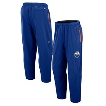 Men's Fanatics Royal Edmonton Oilers Authentic Pro Rink Coaches Pants