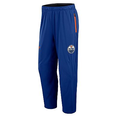 Men's Fanatics Royal Edmonton Oilers Authentic Pro Rink Coaches Pants