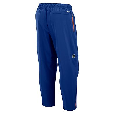 Men's Fanatics Royal Edmonton Oilers Authentic Pro Rink Coaches Pants