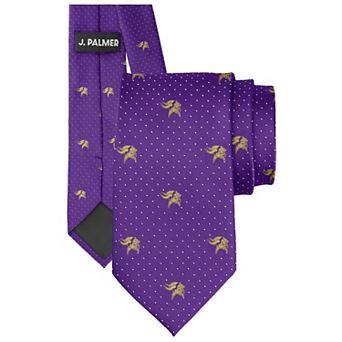 Men's J. Palmer Minnesota Vikings Game Day Polka Dot Tie