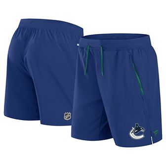Men's Fanatics Blue Vancouver Canucks Authentic Pro Rink Performance Shorts