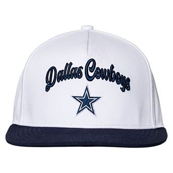 Women's The Wild Collective White/Navy Dallas Cowboys Two-Tone Snapback Hat