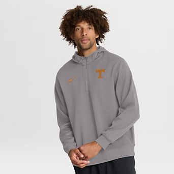 Men's Nike Gray Tennessee Volunteers 2025 Coaches Premium Dri-FIT Quarter-Zip Hoodie