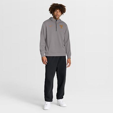 Men's Nike Gray Tennessee Volunteers 2025 Coaches Premium Dri-FIT Quarter-Zip Hoodie