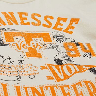 Men's Mitchell & Ness Cream Tennessee Volunteers Heritage Scholar T-Shirt
