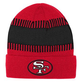 Youth Outerstuff Scarlet San Francisco 49ers Bright Lights Cuffed Knit Hat