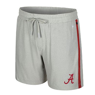 Men's Colosseum Gray Alabama Crimson Tide Mac Shorts
