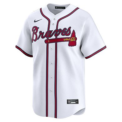 Men's Nike Deion Sanders White Atlanta Braves Limited Player Jersey