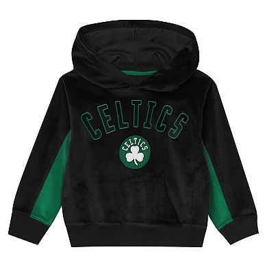 Preschool Outerstuff Black Boston Celtics Velour Hoodie