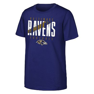 Youth Outerstuff Purple Baltimore Ravens Posterize T-Shirt
