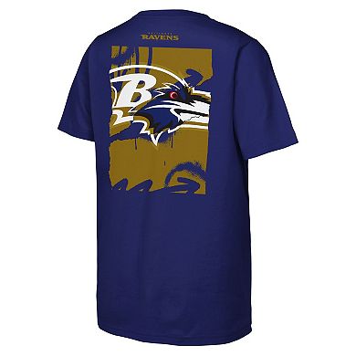 Youth Outerstuff Purple Baltimore Ravens Posterize T-Shirt