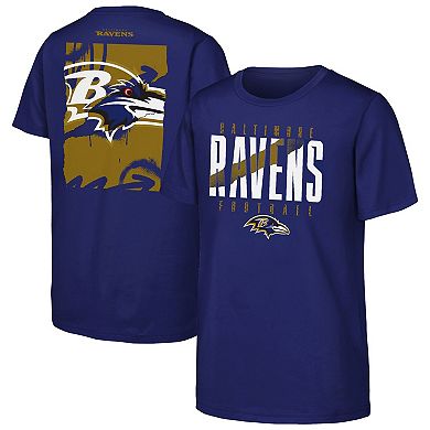 Youth Outerstuff Purple Baltimore Ravens Posterize T-Shirt