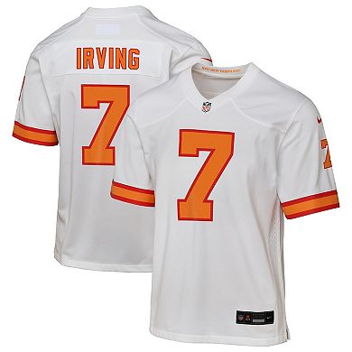 Youth Bucky Irving White '76 Tampa Bay Buccaneers Game Jersey