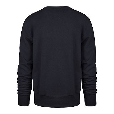 Unisex '47 Navy Memphis Grizzlies Brush By Headline Crewneck Sweatshirt