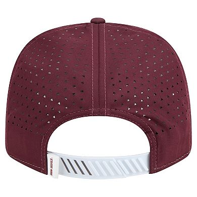 Men's New Era White/Maroon Arizona State Sun Devils Perforated Patched 9SEVENTY Adjustable Hat