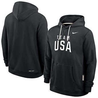 Men's Nike Black Team USA Standard Issue Dri-FIT Hoodie