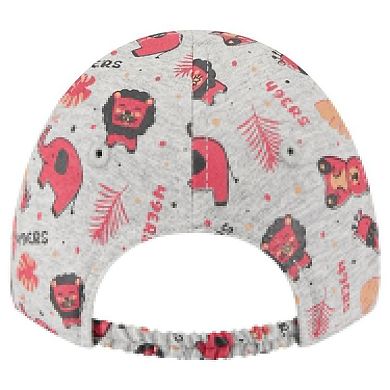 Infant New Era Gray San Francisco 49ers Animal 9TWENTY Adjustable Hat