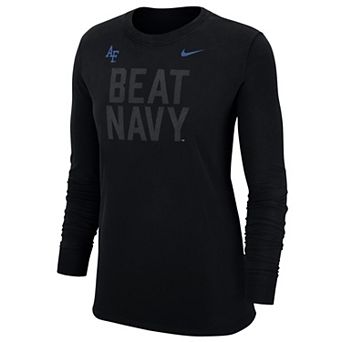 Women's Nike Black Air Force Falcons APLS Fighting Falcon Collection Rivalry Long Sleeve T-Shirt