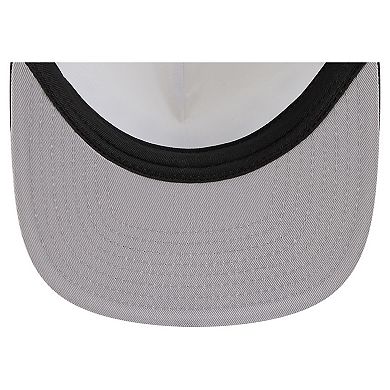 Men's New Era Cream/Navy Houston Texans Cutout A-Frame 9FIFTY Snapback Hat