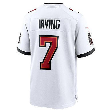 Men's Nike Bucky Irving White Tampa Bay Buccaneers Game Jersey