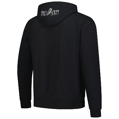 Unisex Stadium Essentials Black San Antonio Spurs Elementized Pullover Hoodie
