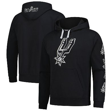 Unisex Stadium Essentials Black San Antonio Spurs Elementized Pullover Hoodie