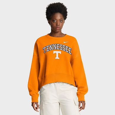 Women's Nike Tennessee Orange Tennessee Volunteers Oversized Phoenix Arch Pullover Sweatshirt
