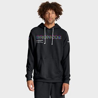 Men's Nike Black Denver Broncos 2025 NFL Crucial Catch Sideline Standard Issue Dri-FIT Hoodie