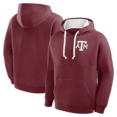Men's Fanatics Maroon Texas A&M Aggies Hometown Premium Rise And Conquer Half-Zip Hoodie
