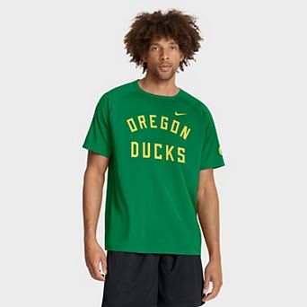 Men's Nike Green Oregon Ducks Premium Performance Ready Raglan Dri-FIT T-Shirt