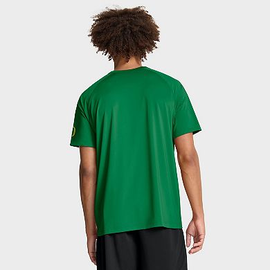 Men's Nike Green Oregon Ducks Premium Performance Ready Raglan Dri-FIT T-Shirt