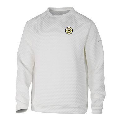 Men's Columbia White Boston Bruins The Finder Sweatshirt