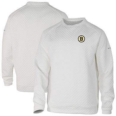 Men's Columbia White Boston Bruins The Finder Sweatshirt