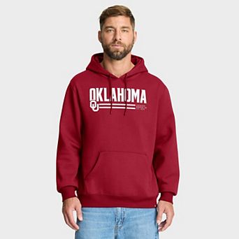 Men's Fanatics Crimson Oklahoma Sooners The Quad Stellar Excellence Pullover Hoodie