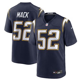 Men's Nike Khalil Mack Navy Los Angeles Chargers Alternate Super Chargers Game Player Jersey