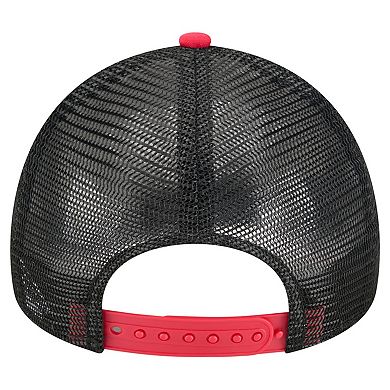 Preschool New Era White San Francisco 49ers Streak A-Frame 9FORTY Trucker Adjustable Hat