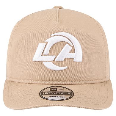 Men's New Era Tan Los Angeles Rams 19TWENTY Adjustable Hat