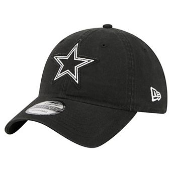 Men's New Era Black Dallas Cowboys Stamp 9TWENTY Adjustable Hat