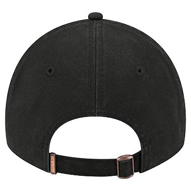 Men's New Era Black Dallas Cowboys Stamp 9TWENTY Adjustable Hat