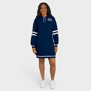 Women's WEAR by Erin Andrews Navy Dallas Cowboys Hoodie Dress