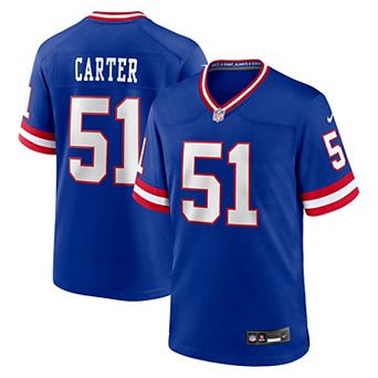 Men's Nike Abdul Carter Royal New York Giants First Round Pick 2nd Alternate Game Jersey