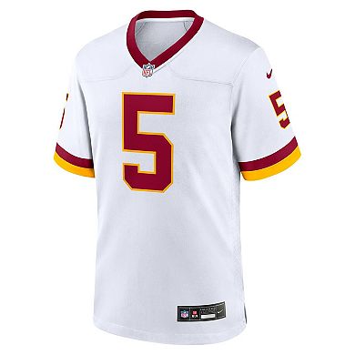 Men's Nike Jayden Daniels White Washington Commanders Game Super Bowl Era Jersey