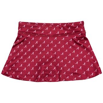 Girls Toddler ZooZatz Crimson Alabama Crimson Tide All-Over Print Tennis Skort